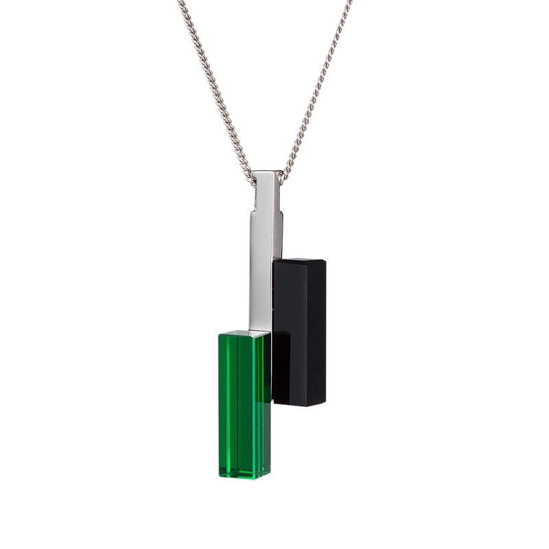 Fresh Style - Colier de argint Preciosa (Emerald)