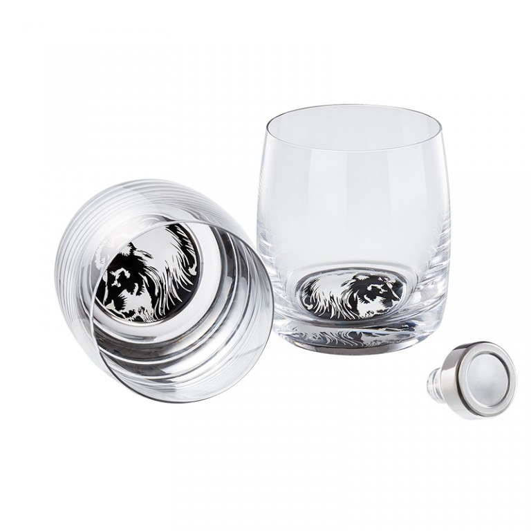 Pahare de cristal Preciosa - Whisky Set (Lion)
