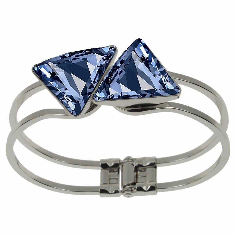 Bratara cu cristale Swarovski FaBOS, Denim blue 7450-1086-03