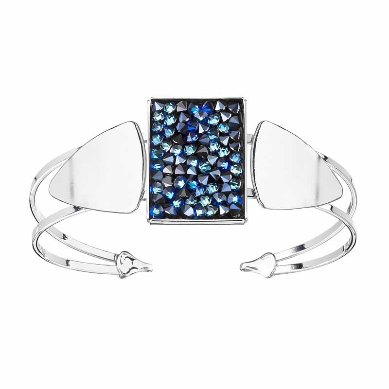 Bratara cu cristale Swarovski FaBOS, Bermuda Blue 7450-1116-03