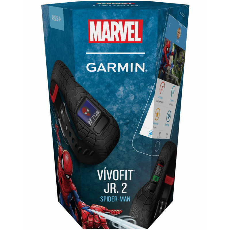 Ceas Garmin Vivofit jr. 2 Marvel Spider-Man 010-01909-17