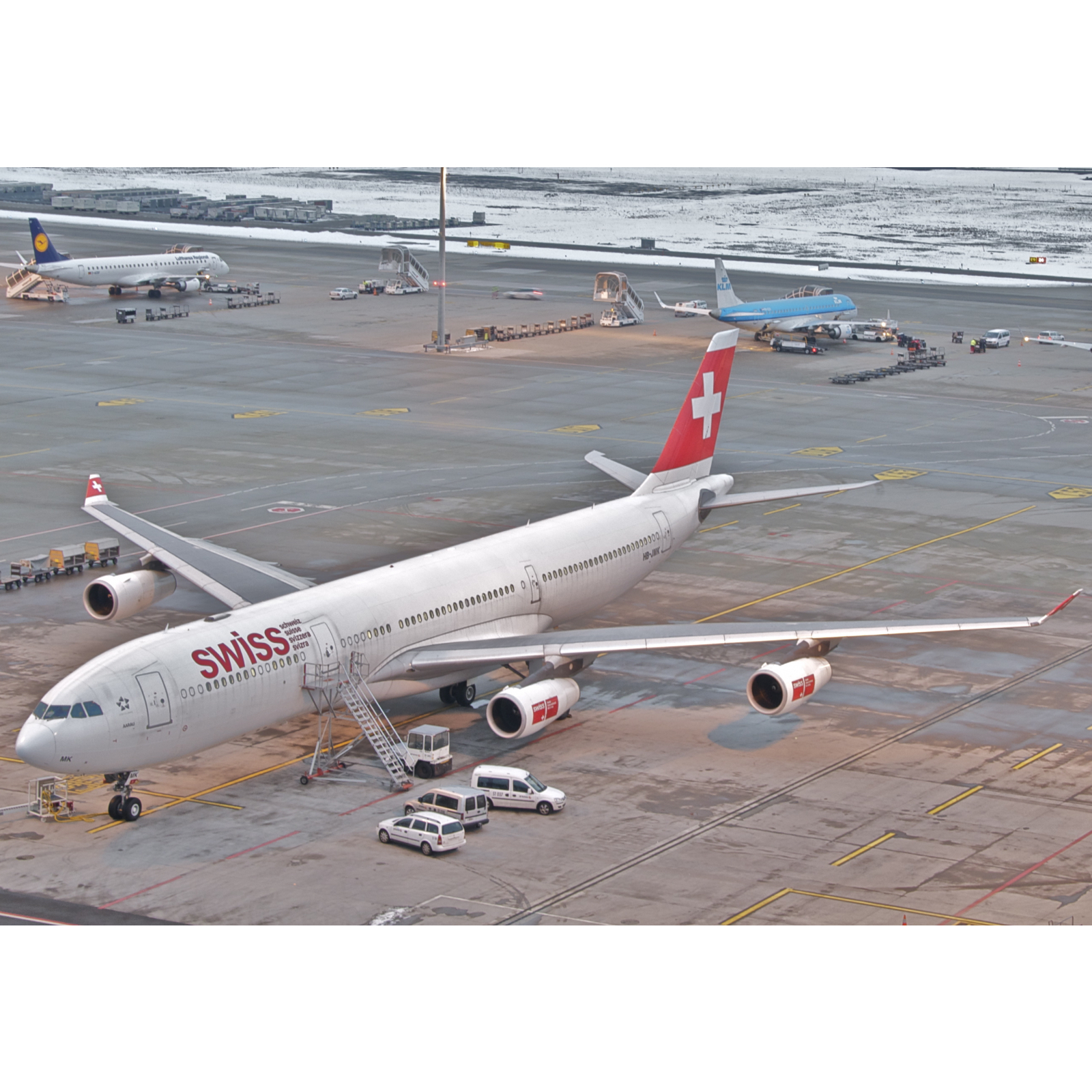 Aviationtag Swiss - Airbus A340 - HB-JMK