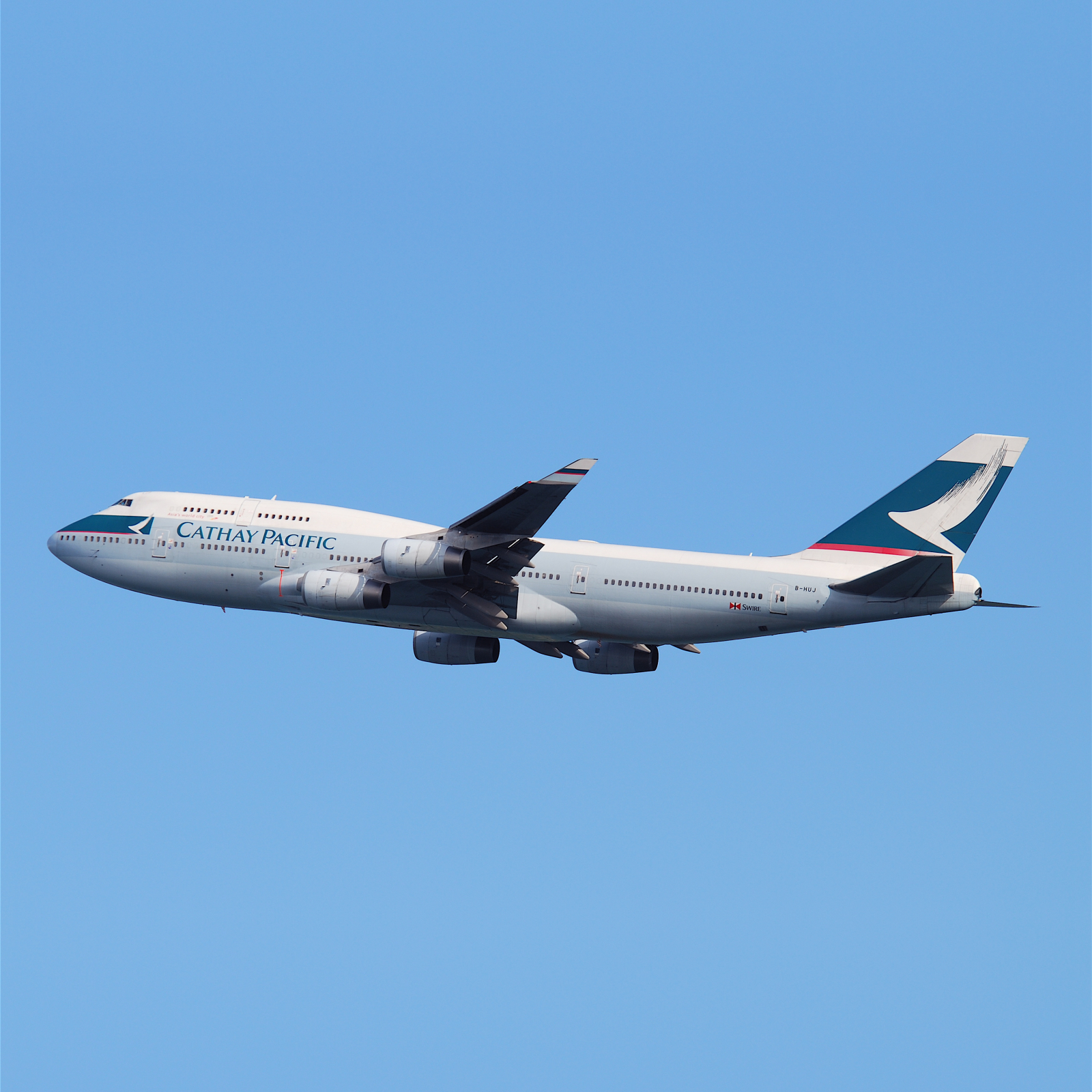 Aviationtag Cathay Pacific - Boeing 747 - B-HUJ (Blue)