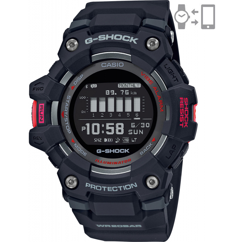 Ceas Casio G-Shock G-Squad Smart Watch GBD-100-1ER
