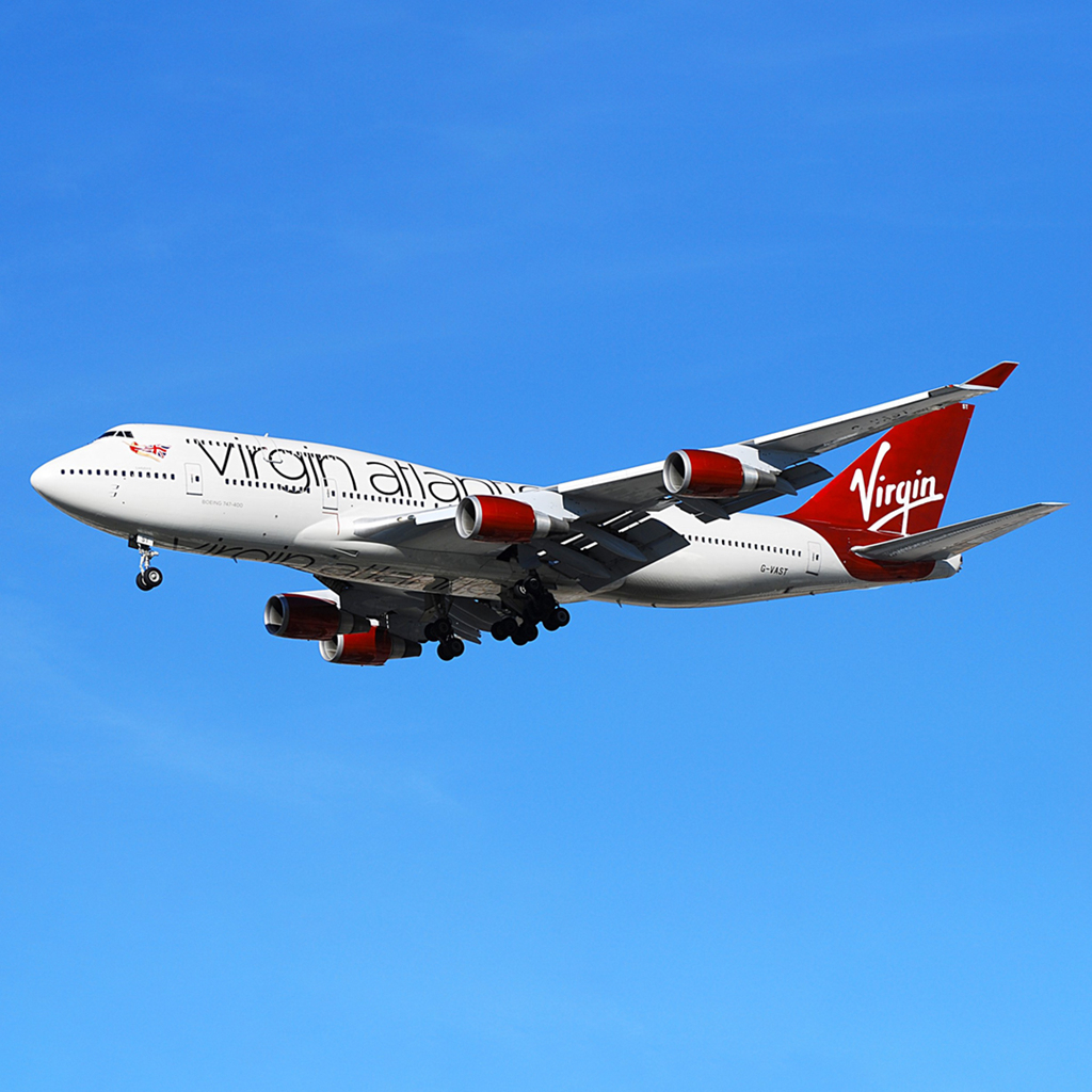 Aviationtag Virgin Atlantic - Boeing 747 - G-VAST