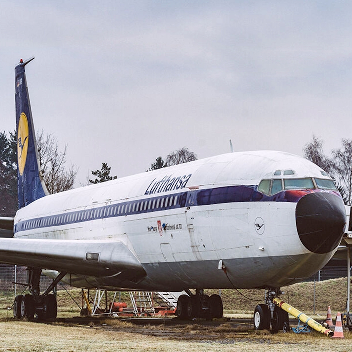 Aviationtag Lufthansa - Boeing 707 - D-ABOD Blue