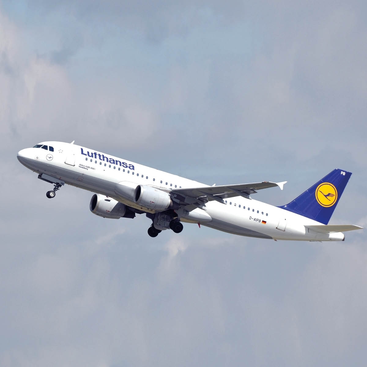 Aviationtag Lufthansa - Airbus A320 - D-AIPB Blue, White