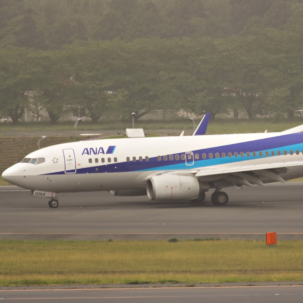 Aviationtag ANA - Boeing 737 - JA02AN Blue