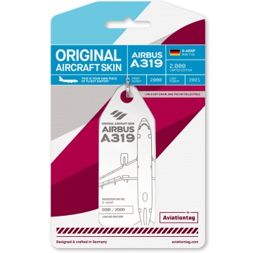 Aviationtag Eurowings - Airbus A319 - D-AKNP White