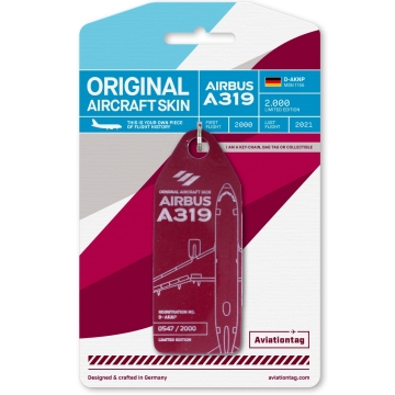 Aviationtag Eurowings - Airbus A319 - D-AKNP Purple
