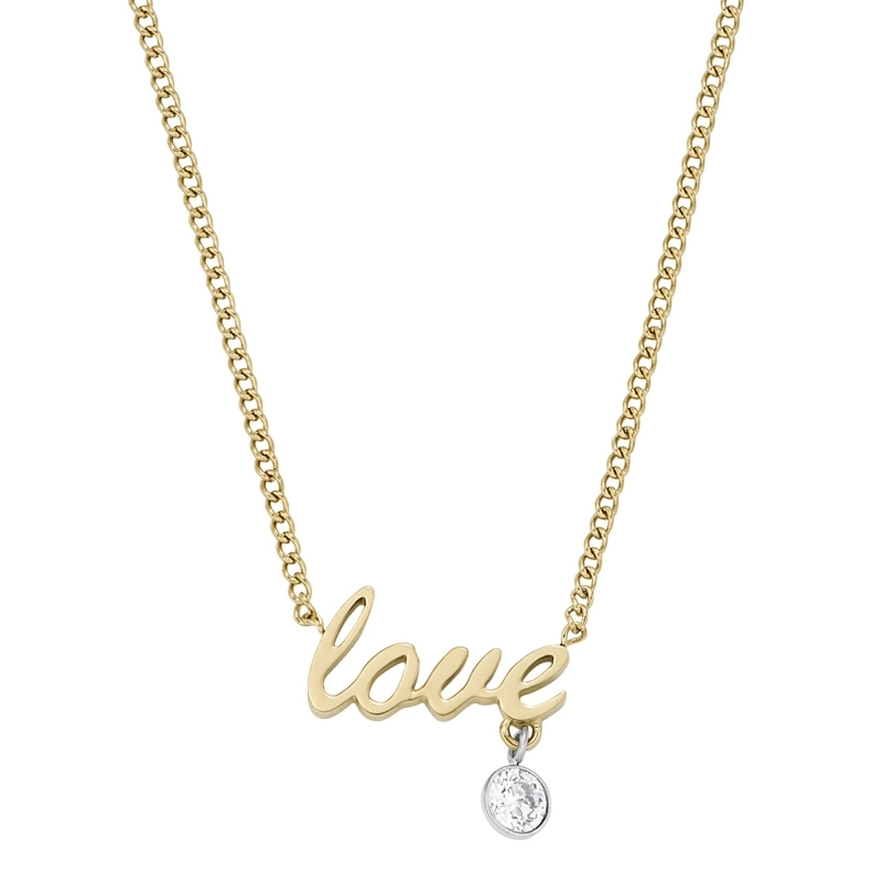Colier Fossil Sadie Love Notes JF04363998