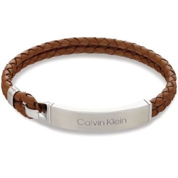 Bratara Calvin Klein Men’s Collection Leather Braided 35000405