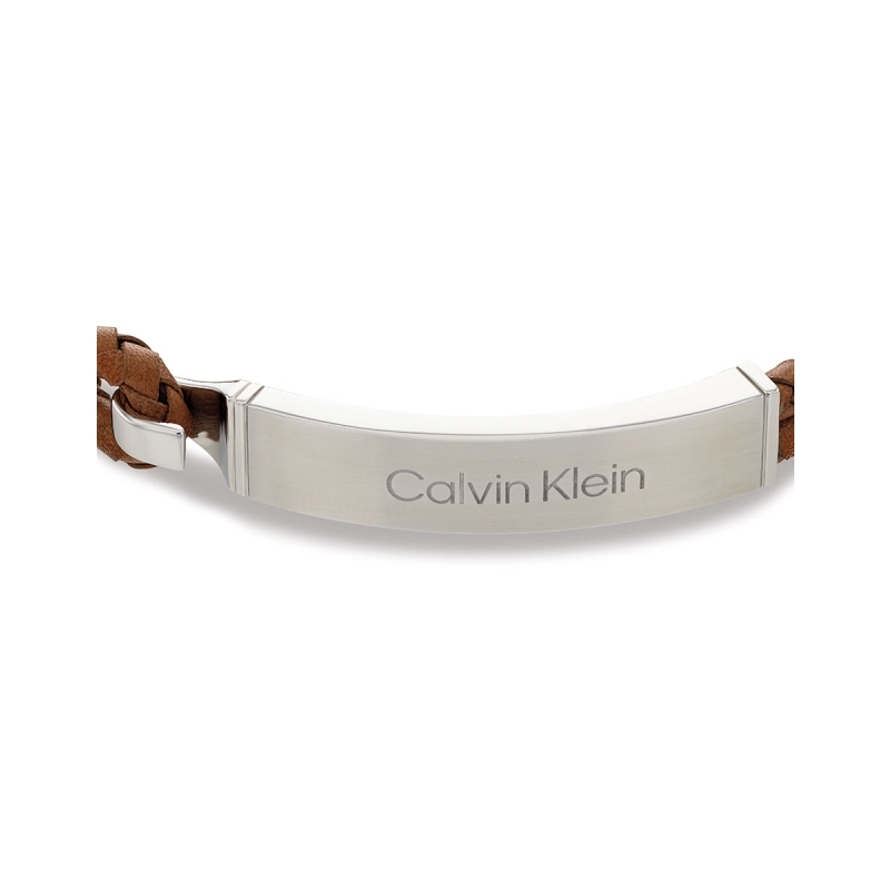 Bratara Calvin Klein Men’s Collection Leather Braided 35000405