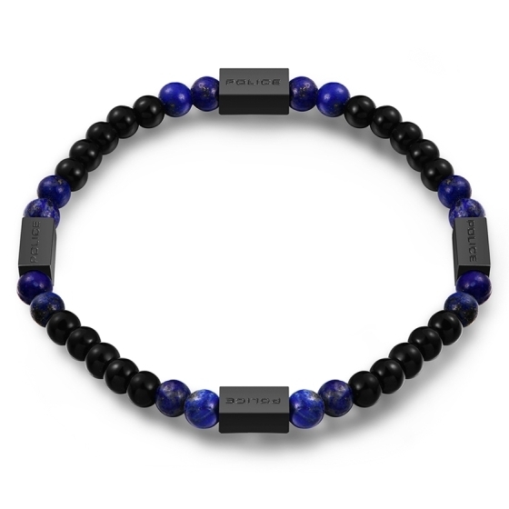 Bratara Police Urban Color Onyx and Lapis lazuli beads PEAGB0001306