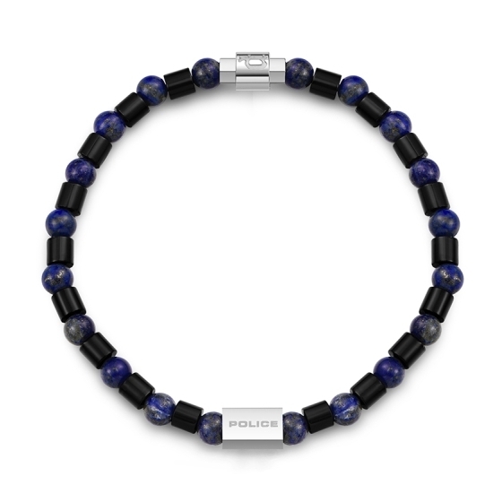 Bratara Police Urban Color Onyx and Lapis lazuli beads PEAGB0001314