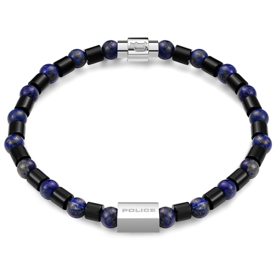 Bratara Police Urban Color Onyx and Lapis lazuli beads PEAGB0001314
