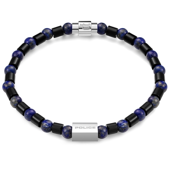 Bratara Police Urban Color Onyx and Lapis lazuli beads PEAGB0001315