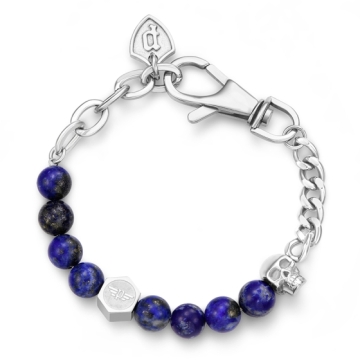 Bratara Police Vertex lapis lazuli beads PEAGB2212117