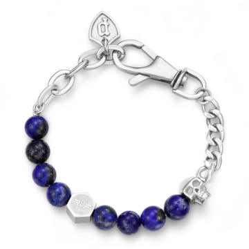 Bratara Police Vertex lapis lazuli beads PEAGB2212118