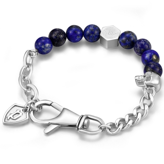 Bratara Police Vertex lapis lazuli beads PEAGB2212118