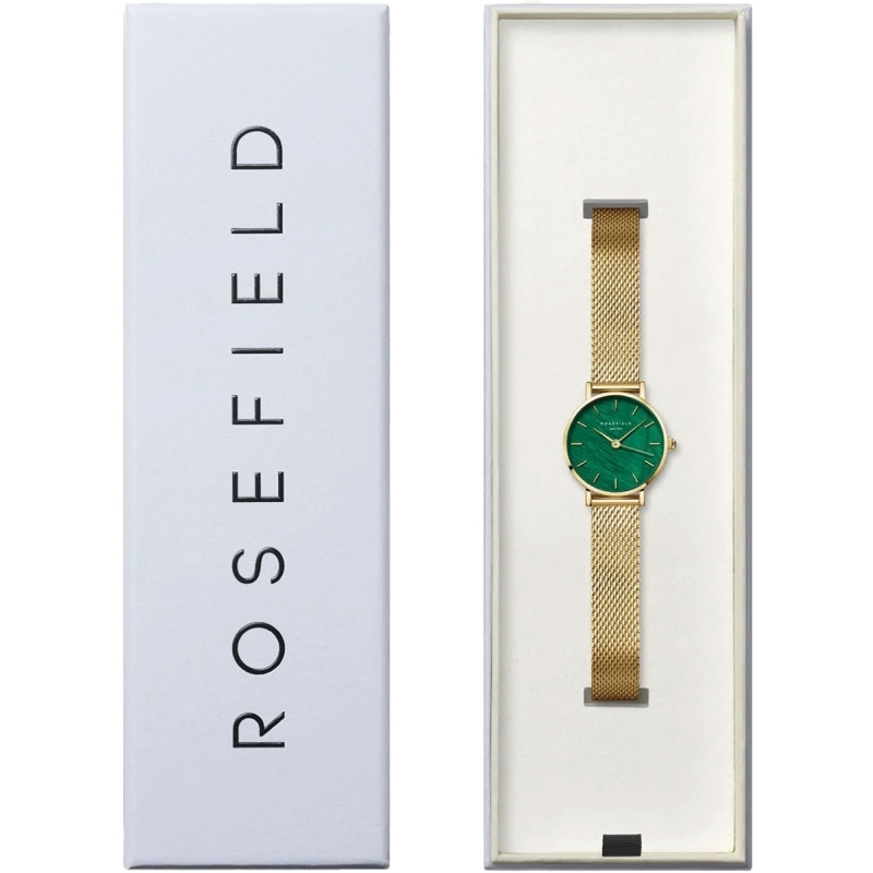 Ceas Rosefield The Small Edit Emerald Mesh SEEGMG-SE72