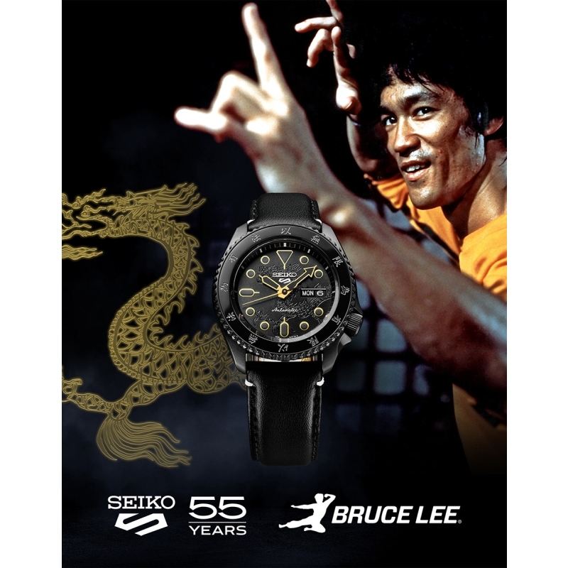 Ceas Seiko 5 Sports 55th Anniversary Bruce Lee Limited Edition SRPK39K1