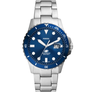 Ceas Fossil Blue Dive Three Hand Date FS6029