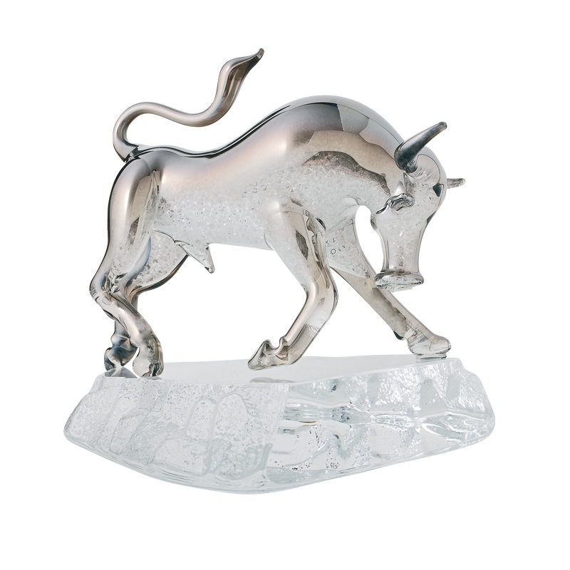 Figurina cristal Preciosa - Raging Bull